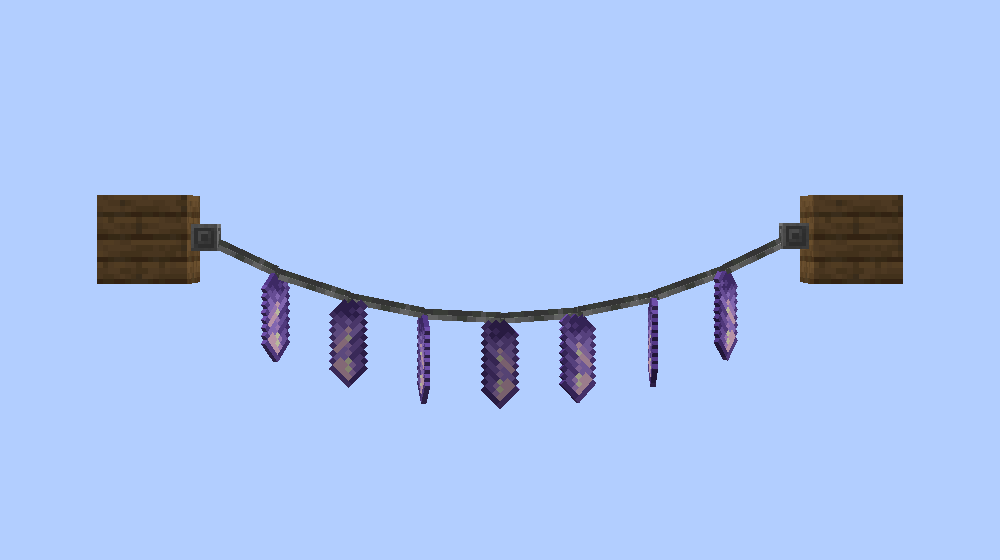 Как выглядит аметистовая гирлянда