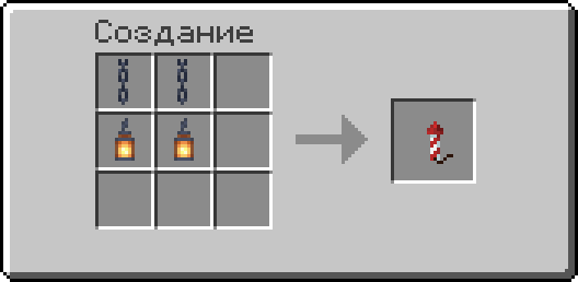 Рецепт создания цепи с фонарями