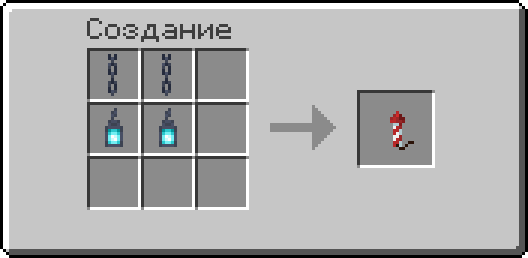 Рецепт создания цепи с фонарями душ