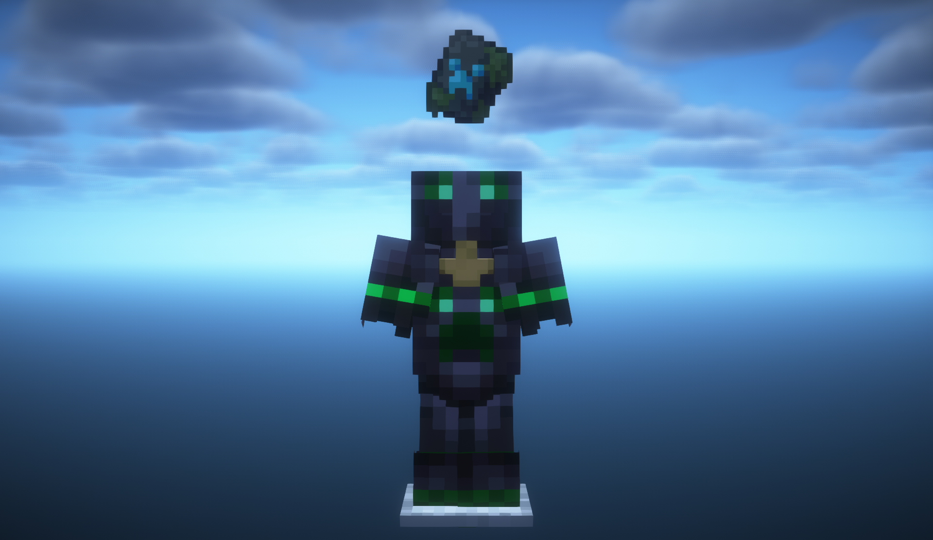 Незеритовая броня с отделкой Danger