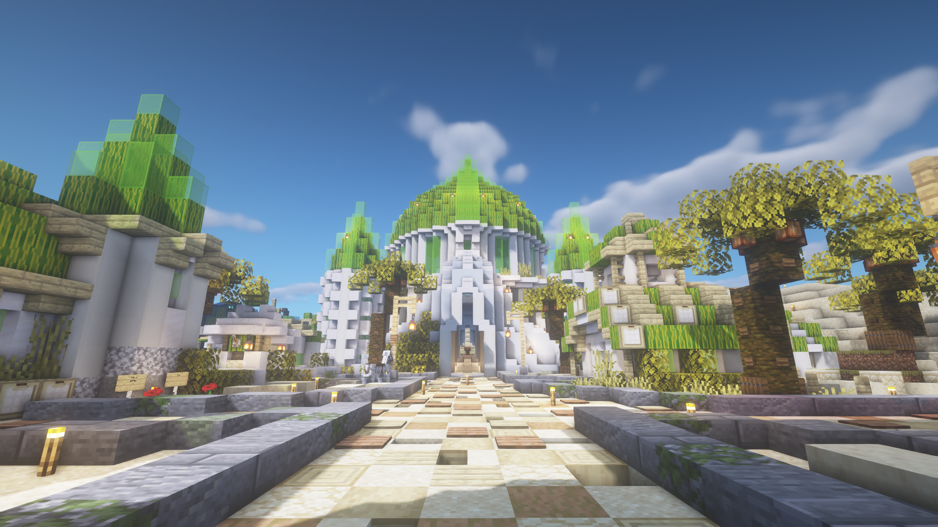 Вид на храм арбузианста