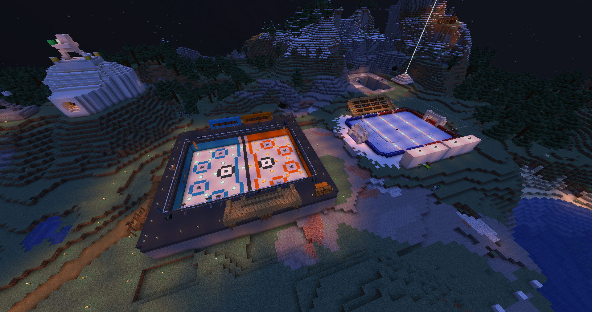 Арены игр «Вышибала» и «Хоккей»