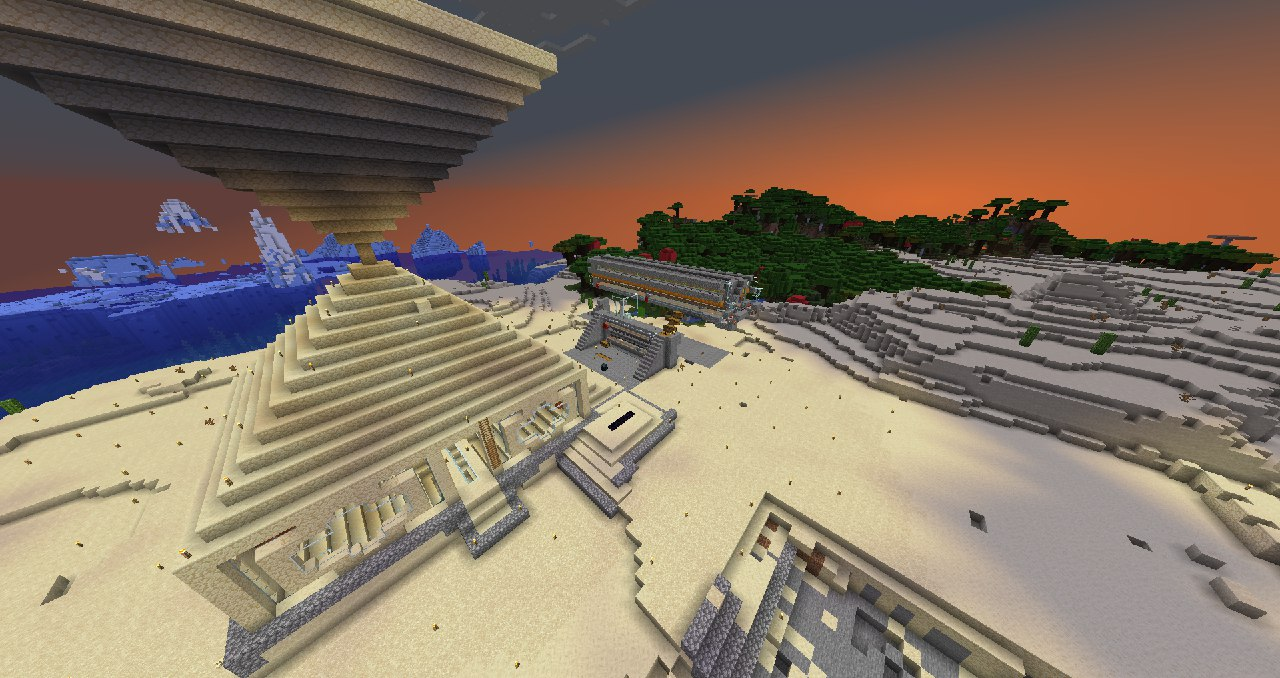 Обновлённый пустынный храм (хаб) на первом сезоне