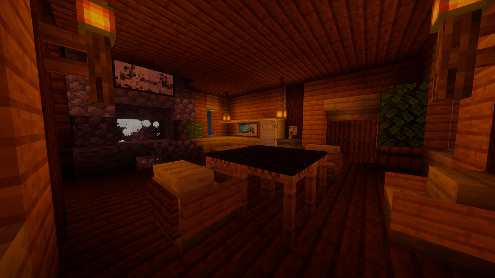 Дом Gottor'a с шейдерами (Вид изнутри)