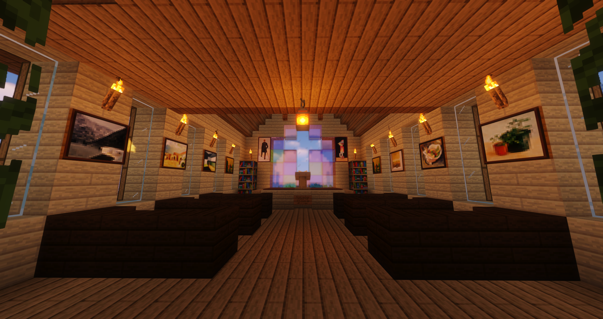 Церковь, вид изнутри