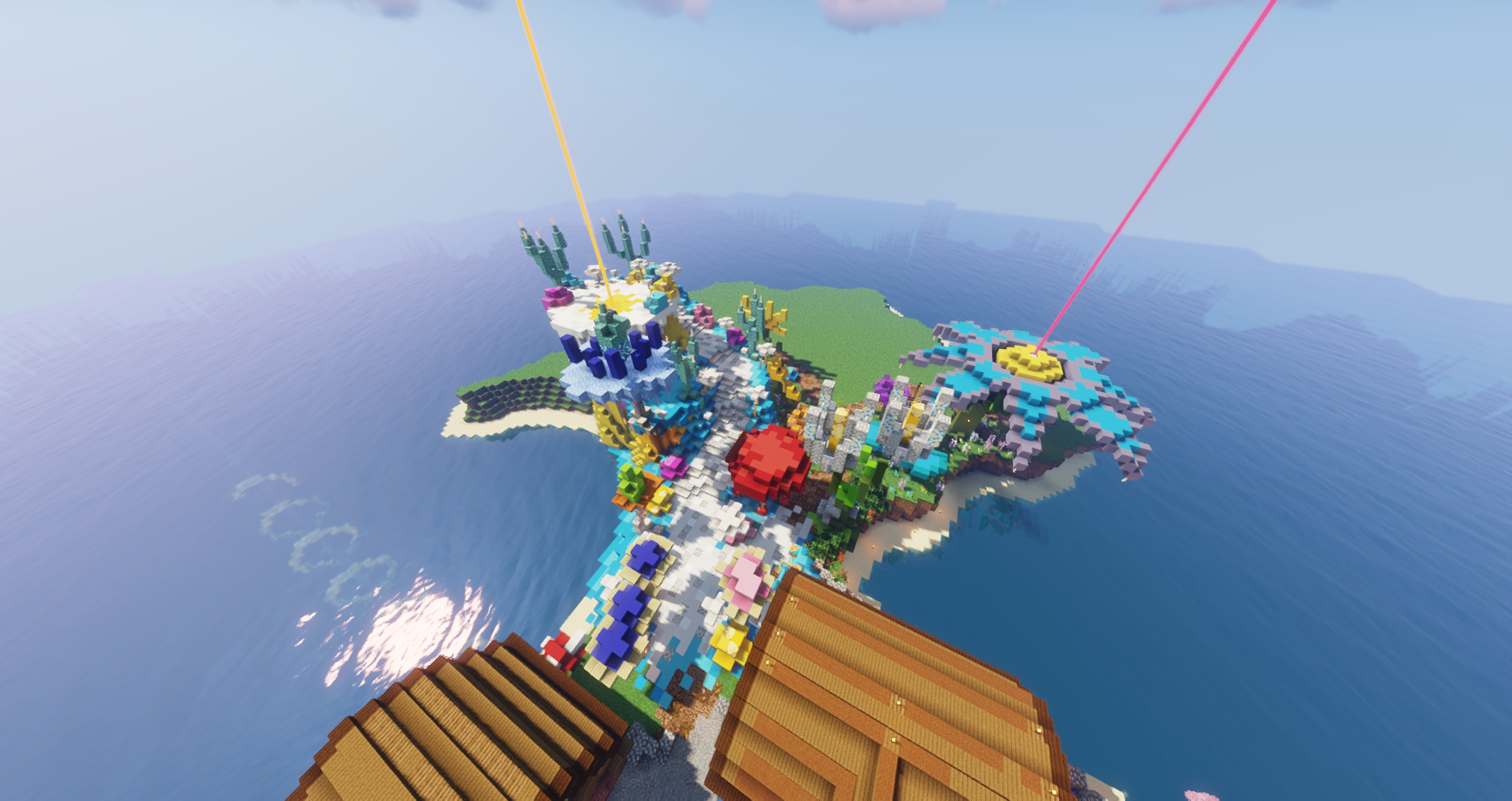 Измерение света, вид сверху