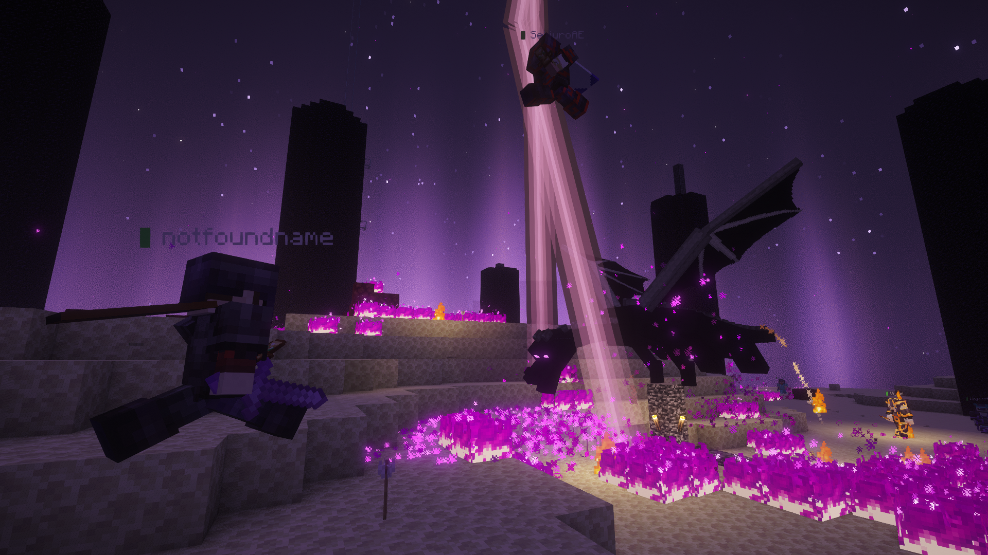 Молнии во время приземления Дракона