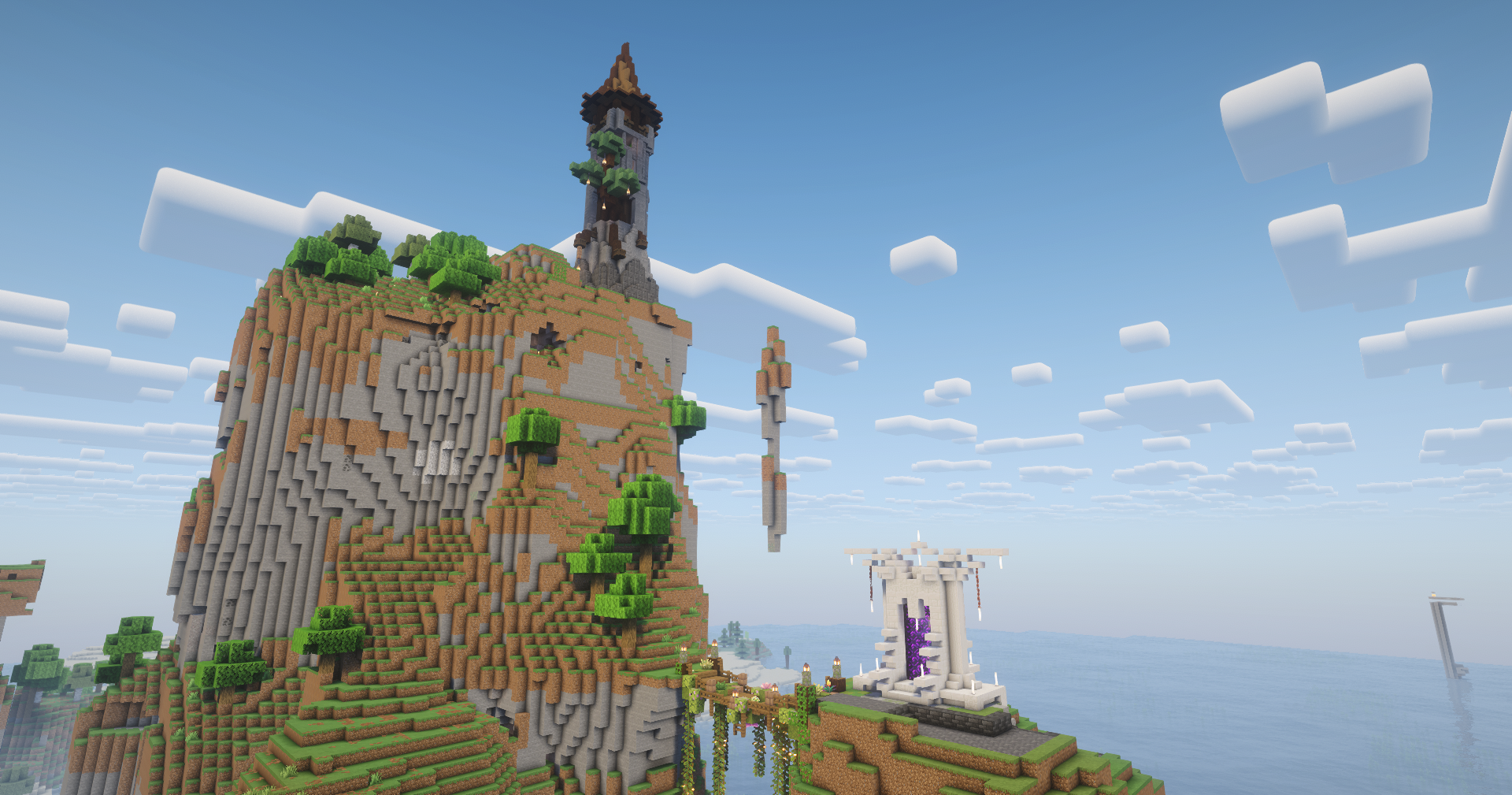 Вид на главный портал города