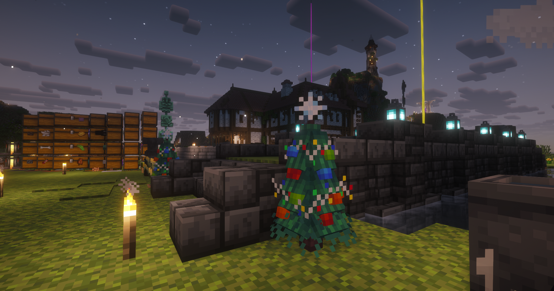 Декоративные ёлочки в Нижней Скайпии