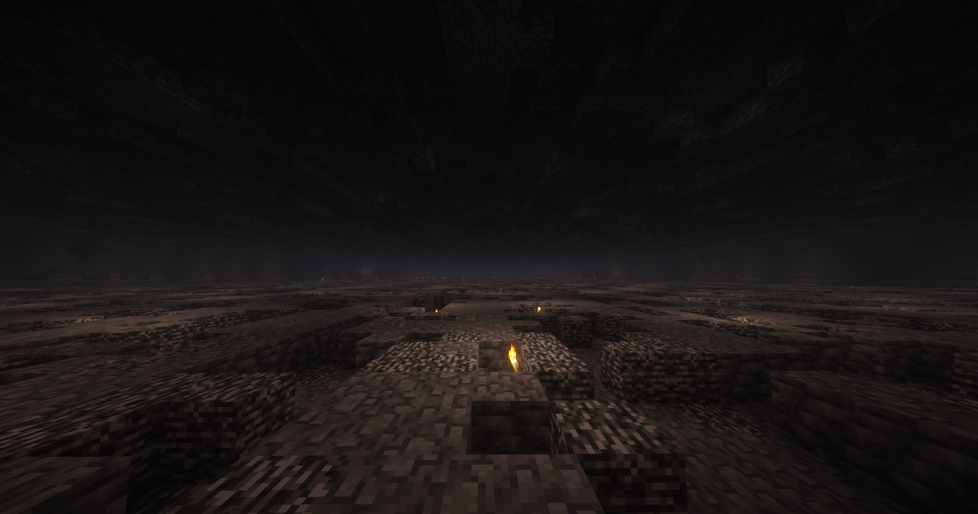 Яма на уровне бедрока