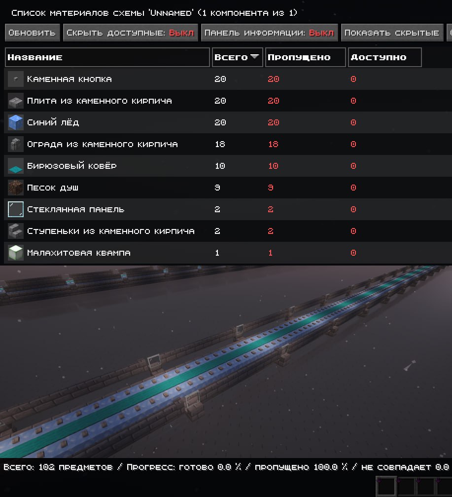 Пример магистральной дороги